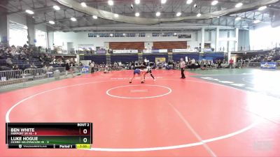 145 lbs Round 2 (3 Team) - Ben White, Fairport Sr HS vs Luke Hogue, Cicero-No.Syracuse HS