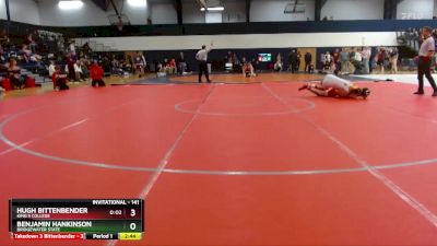 141 lbs Champ. Round 1 - Benjamin Hankinson, Bridgewater State vs Hugh Bittenbender, King`s College