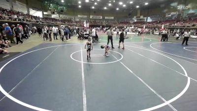 40 lbs Quarterfinal - Benjamin Medina, Mountain Wrestling vs Peyton Chelewski, Colorado Outlaws