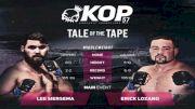 Lee Siersma vs. Erick Lozano - KOP 57 Replay