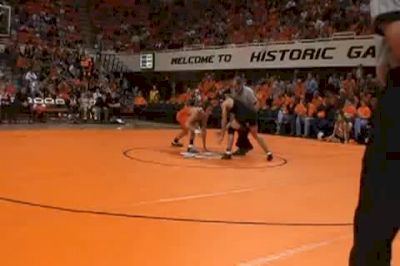 No.1 Brent Metcalf (Iowa) vs Luke Silver (OSU);