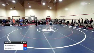 60 kg Cons 64 #1 - Brayden Scheffers, Sebolt Wrestling Academy vs Gabe Hardin, Montrose Elite Wrestling