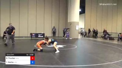 50 kg Consolation - Brooke Thurber, Rabid Dawg Wrestling Club vs Trynadii Rocha, Lion Wrestling Club