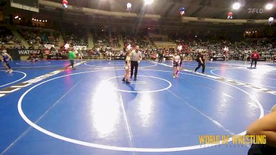 100 lbs Round Of 32 - Sawyer Watkins, Vian Wrestling Club vs Jaxson Bowman, GGB Ohio