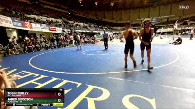 126 lbs Placement (16 Team) - Tobin Zebley, Mills Godwin vs Jared Goodson, Poquoson