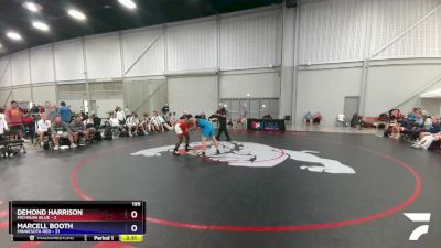 195 lbs Semis & 3rd Wb (16 Team) - Demond Harrison, Michigan Blue vs Marcell Booth, Minnesota Red