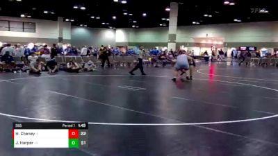 285 lbs Round 3 (16 Team) - Hunter Cheney, Rosewood vs Jesse Harper, Intense Wrestling