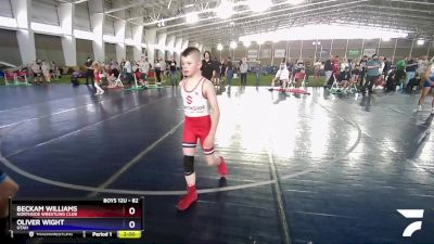 82 lbs Cons. Semi - Beckam Williams, Northside Wrestling Club vs Oliver Wight, Utah