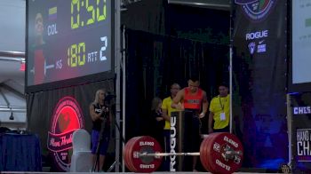 Luis Mosquera 180kg Clean & Jerk At Pan Ams