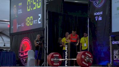 Luis Mosquera 180kg Clean & Jerk At Pan Ams