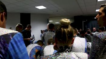 In The Alamodome Tunnel With Blue Knights