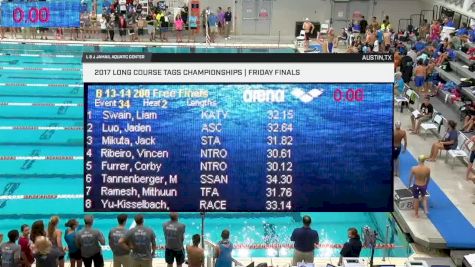 2017 Long Course TAGS | Boys 13-14 200 Freestyle A-Final