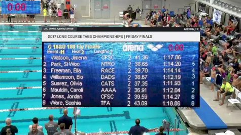 2017 Long Course TAGS | Boys 10 & Under 100 Fly B-Final