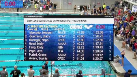 2017 Long Course TAGS | Girls 10 & Under 100 Fly A-Final