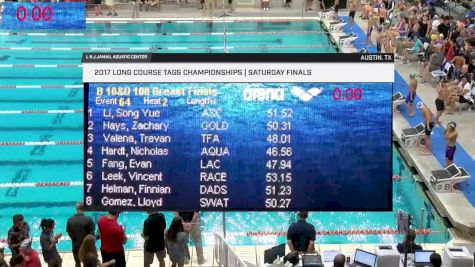 2017 Long Course Tags | Boys 10 & Under 100 Breaststroke A-Final