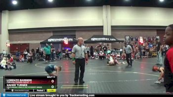 47 lbs Round 4 (6 Team) - Xavier Turner, Contenders Wrestling Academy Green vs Lorenzo Barbieri, Carolina Hammer Squad