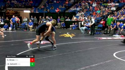 133 lbs Semifinal - Seth Gross, South Dakota State vs Matt Schmitt, West Virginia