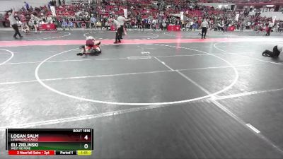 125 lbs Cons. Semi - Logan Salm, Luxemburg-Casco vs Eli Zielinski, West De Pere