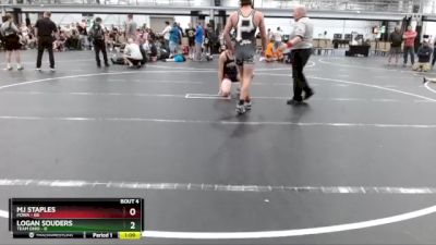 160 lbs Round 2 (6 Team) - Mj Staples, POWA vs Logan Souders, Team Ohio