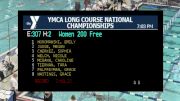 2017 YMCA LC Nationals | Girls 200m Freestyle B-Final