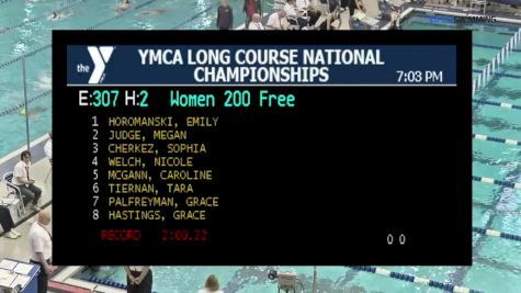 2017 YMCA LC Nationals | Girls 200m Freestyle B-Final