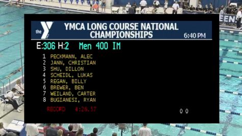 2017 YMCA LC Nationals | Boys 400m IM B-Final