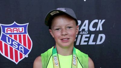 Seth Norder went from last to first in 11yo 1500