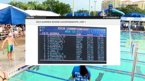 2017 ISCA Sr. Champs | Men Open 50m Butterfly A-Final