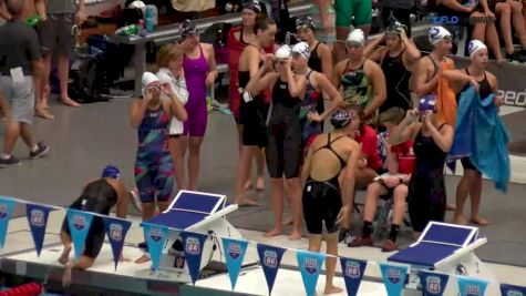 2017 NCSA Summer Champs | Women 400m Freestyle Relay Heat 2