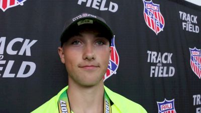 AAU champ Chandler Ault has improved by 40 ft in the javelin this year