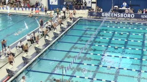 2017 YMCA Nationals | Men 100m Freestyle B-Final