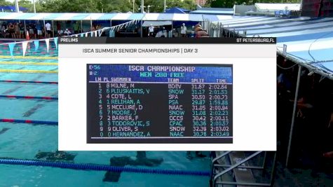 2017 ISCA Sr. Champs | Men 16&U 200m Freestyle A-Final