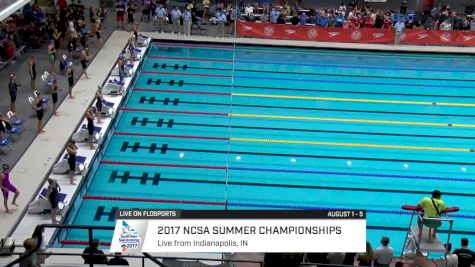 2017 NCSA Summer Champs | Women 50m Backstroke D-Final