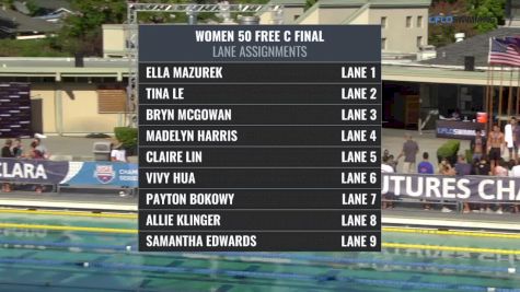 2017 Santa Clara Futures | Womens 50 Freestyle C-Final