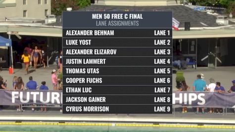 2017 Santa Clara Futures | Mens 50 Freestyle C-Final