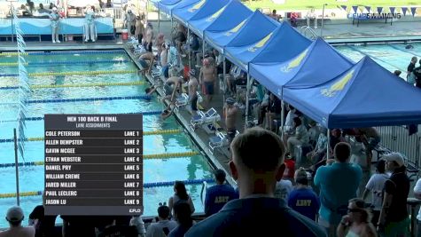 2017 Santa Clara Futures | Mens 100 Backstroke B-Final