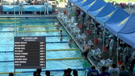 2017 Santa Clara Futures | Mens 100 Backstroke A-Final