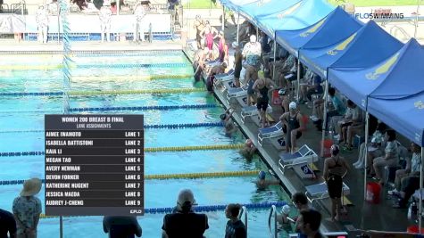 2017 Santa Clara Futures | Womens 200 Breaststroke B-Final