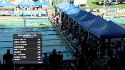 2017 Santa Clara Futures | Womens 200 Breaststroke C-Final