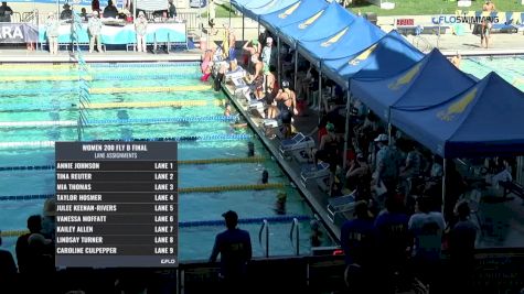 2017 Santa Clara Futures | Womens 200 Butterfly B-Final