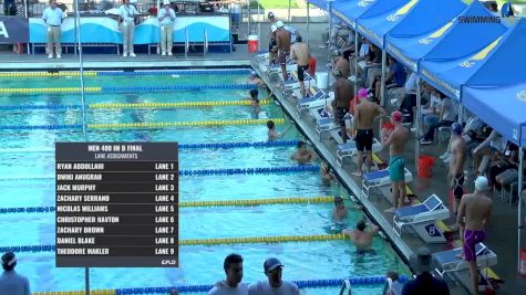 2017 Santa Clara Futures | Mens 400 IM B-Final