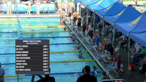 2017 Santa Clara Futures | Womens 100 Butterfly B-Final