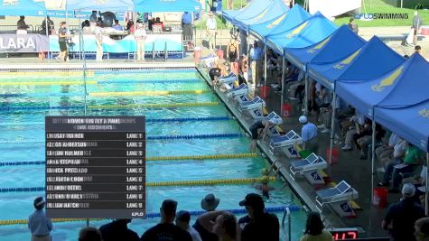 2017 Santa Clara Futures | Womens 100 Butterfly A-Final