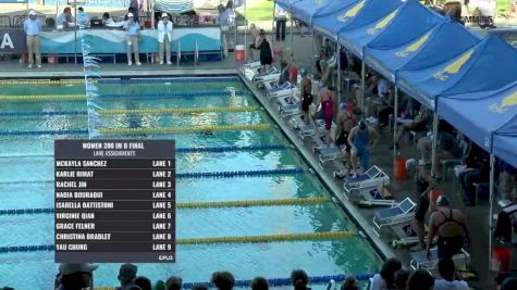 2017 Santa Clara Futures | Women 200m IM B-Final