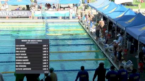 2017 Santa Clara Futures | Women 200m Backstroke B-Final