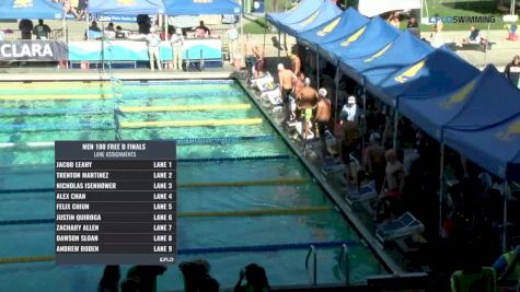 2017 Santa Clara Futures | Men 100m Freestyle B-Final