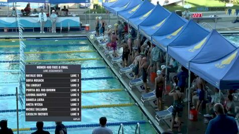 2017 Santa Clara Futures | Women 400m Freestyle B-Final