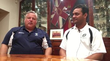 John Broker With USA Islanders Head Coach Vahafolau "Vaha" Esikia