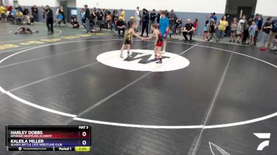 65 lbs X Bracket - Kaleila Miller, Alaska Battle Cats Wrestling Club vs Harley Dobbs, Interior Grappling Academy