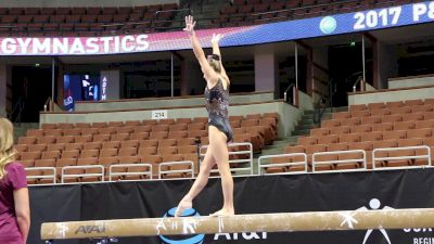 Olivia Dunne Solid On Beam - 2017 P&G Championships Podium Training